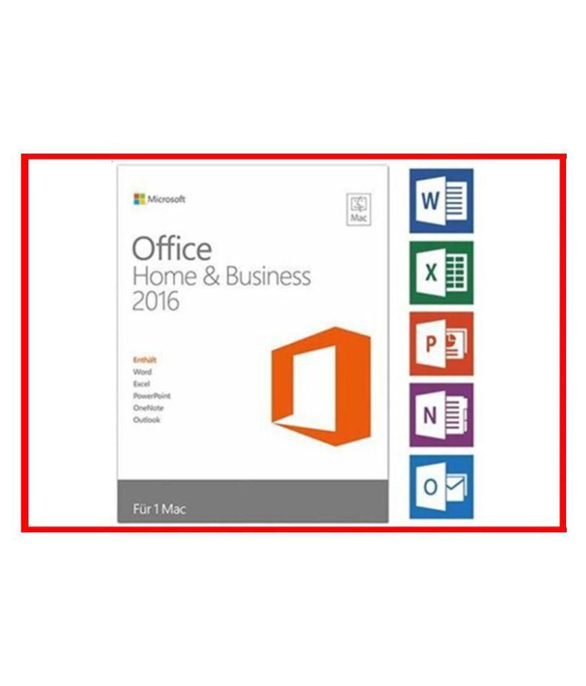 microsoft office for home and business, 2016, mac